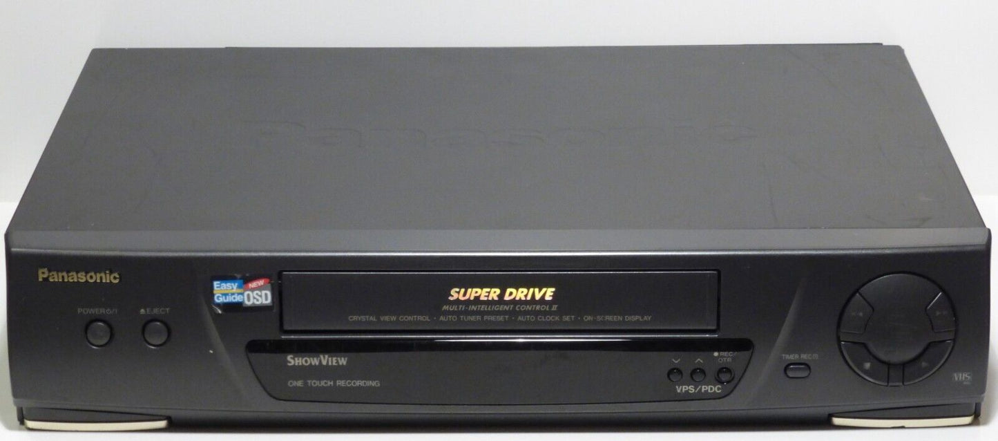 VHS Hi-Fi Videorekorder Panasonic + Fernbedienung + 1 Jahr Garantie*