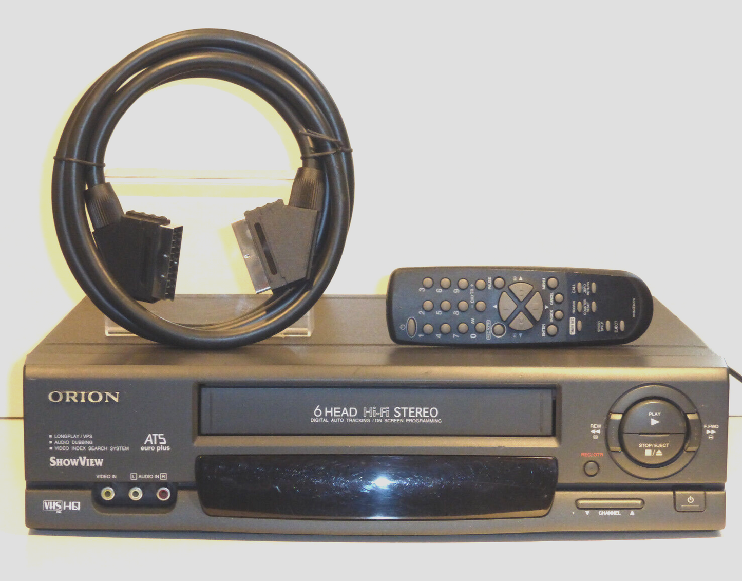 zuverlässiger VHS Videorecorder Orion 6 Kopf HiFi+Fernbedienung 1 Jahr Garantie*