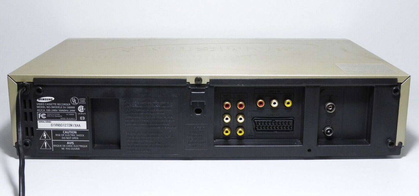 Videorecorder Samsung SV-5000W 4 head HiFi SQPB PAL SECAM NTSC 1 Jahr Garantie*